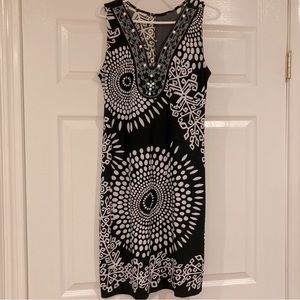 Summer dress with beading